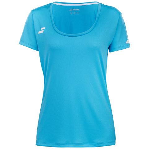 Tee-shirt Babolat Play 2.0 Femme Bleu Cyan