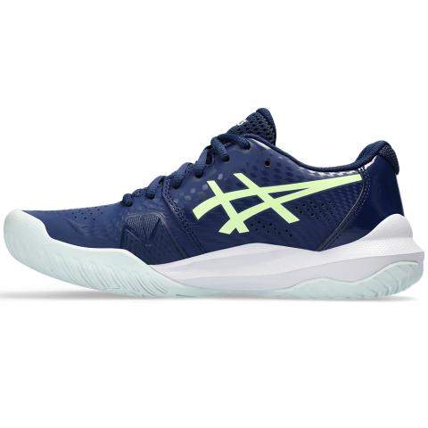 Chaussures Tennis Asics Gel Challenger 14 Femme Bleu Marine/Jaune