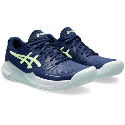 Chaussures Tennis Asics Gel Challenger 14 Femme Bleu Marine/Jaune