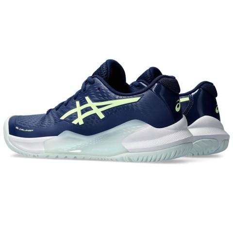 Chaussures Tennis Asics Gel Challenger 14 Femme Bleu Marine/Jaune