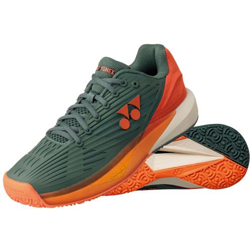 Chaussures Tennis Yonex Power Cushion Eclipsion 5 Terre Battue Homme Vert Olive