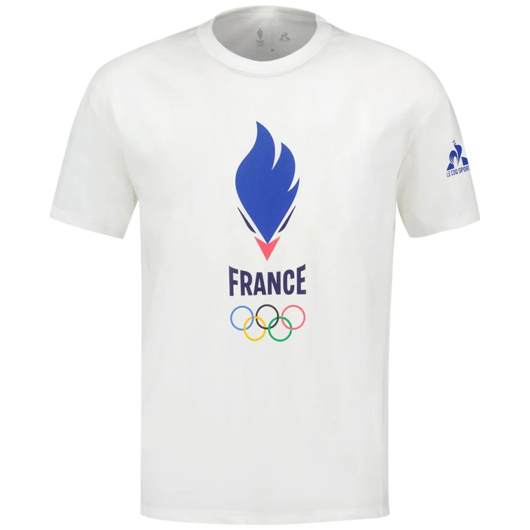 T-shirt Officiel Paris JO 2024 – Le Coq Sportif, Bleu, Taille XL (neuf Avec étiquettes)