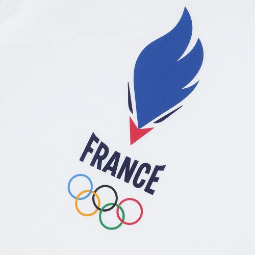 Tee-shirt Le Coq Sportif France Olympique N°5 Homme Blanc