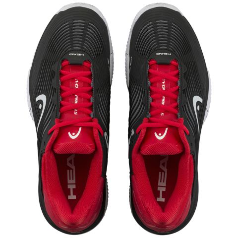 Chaussures Tennis Head Revolt Pro 4.5 Terre Battue Homme Noir/Rouge