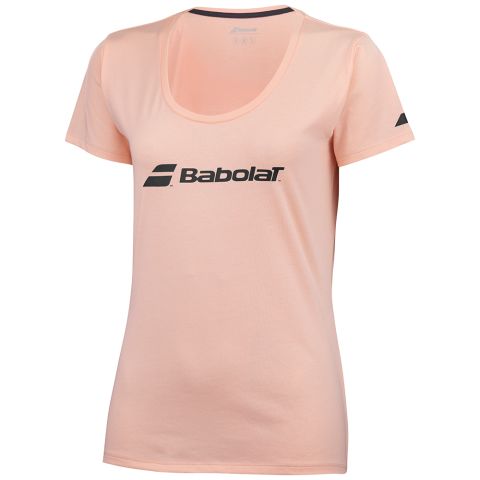 Tee-shirt Babolat Exercise 2.0 Fille Rose Pâle