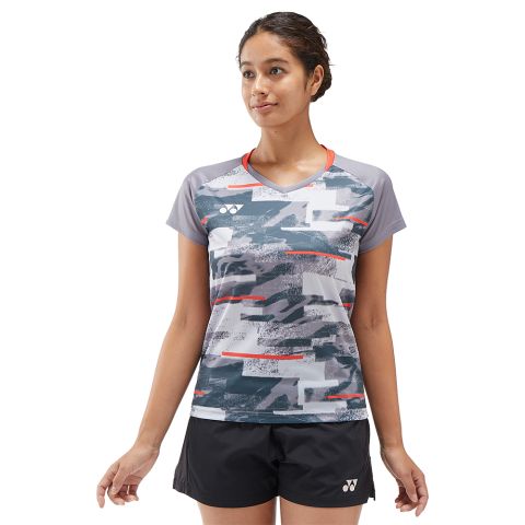 Polo Yonex Team YW0034EX Femme Gris