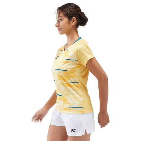 Polo Yonex Team YW0034EX Femme Jaune