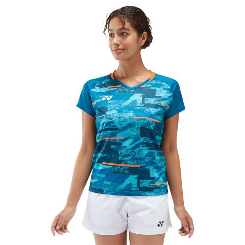 Polo Yonex Team YW0034EX Femme Bleu/Vert