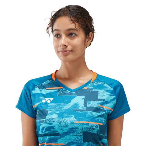 Polo Yonex Team YW0034EX Femme Bleu/Vert