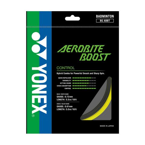 Garniture Badminton Yonex Aerobite Boost Gris/Jaune