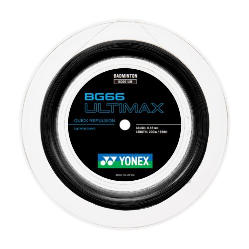 Bobine Badminton Yonex BG 66 Ultimax Noir