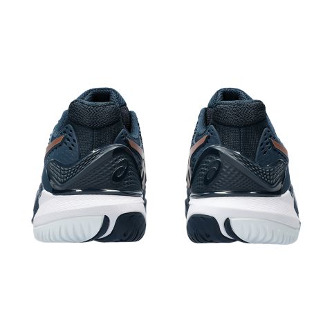 Chaussures Tennis Asics Gel Resolution 9 Homme Bleu/Or