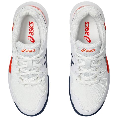 Chaussures Tennis Asics Gel Resolution 9 GS Junior Blanc/Bleu