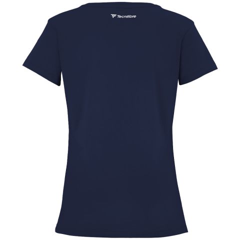 Tee-Shirt Cotton Tee Tecnifibre Marine Fille 