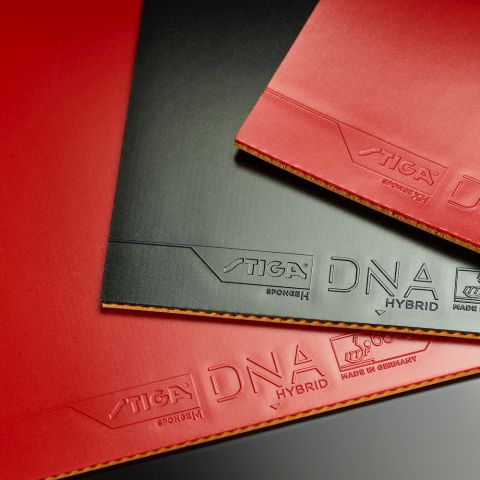 Revêtement Stiga DNA Hybrid M Rouge