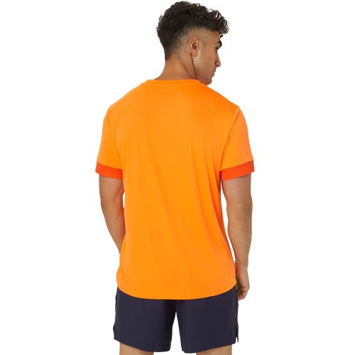 Tee-shirt Asics Court SS Homme Orange