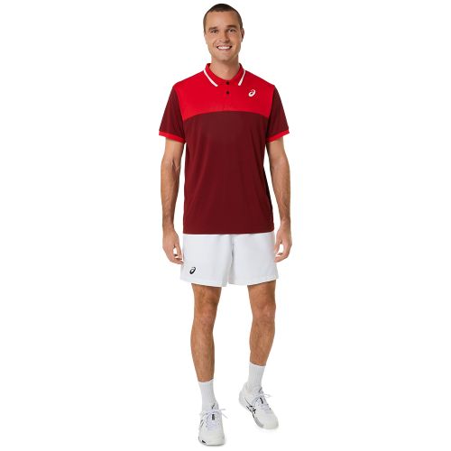 Polo Asics Court Homme Rouge