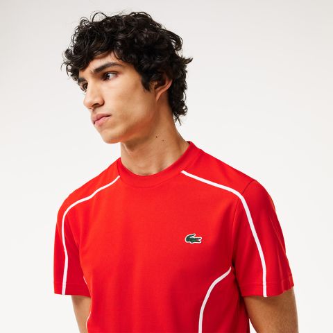 Tee-shirt Lacoste TH7545 Homme Rouge