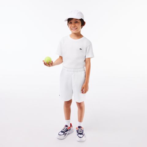 Short Lacoste GJ9820 Junior Blanc