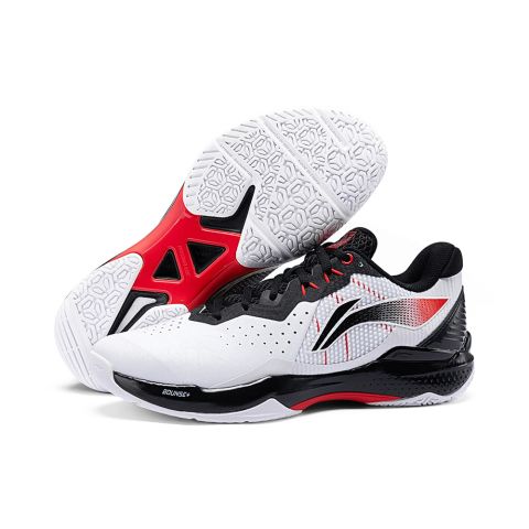 Chaussures Badminton Li-Ning Thunder Homme Blanc/Noir