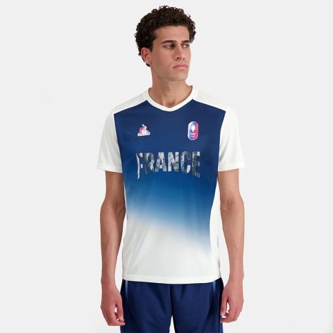 Tee-shirt Le Coq Sportif Perf N°1 Homme Bleu Olympique