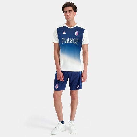 Tee-shirt Le Coq Sportif Perf N°1 Homme Bleu Olympique