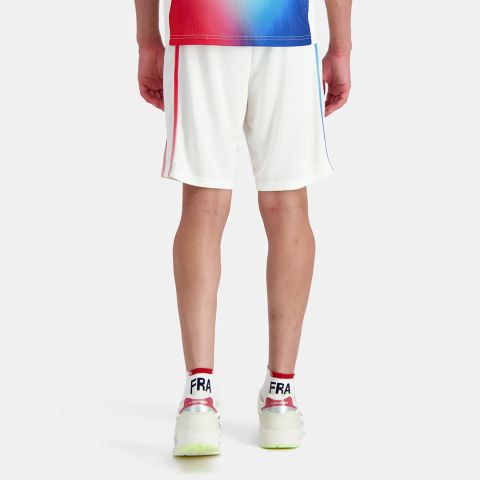 Short Le Coq Sportif France Olympique N°1 Homme Blanc