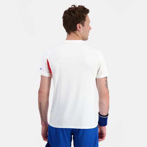 Tee-shirt Le Coq Sportif Pro N°1 Homme Blanc