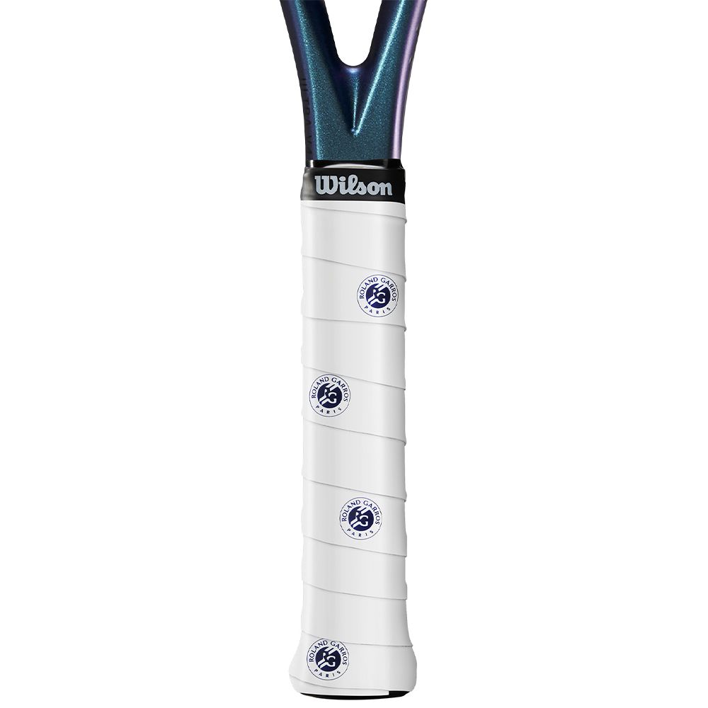 Housse Raquette Tennis Wilson Roland Garros - Nylon Bleu - Bandoulière Réglable - Protection Max