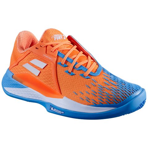Chaussures Tennis Babolat Propulse Fury 3 Clay Homme Orange/Bleu