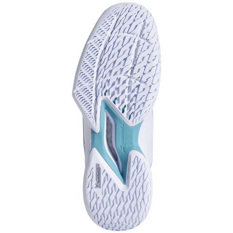 Chaussures Tennis Babolat Jet Tere 2 Femme Blanc/Bleu