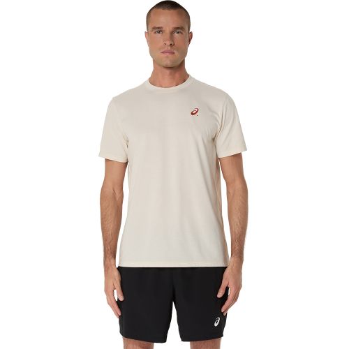 Tee-shirt Asics Court Graphic SS Homme Birch