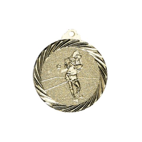Médaille Métal DoréTennis 32mm SRNX16