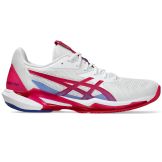 Chaussures Tennis Asics Solution Speed FF 3 Femme Blanc/Rouge