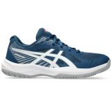Chaussures Badminton Asics Upcourt 6 GS Junior Bleu/Blanc
