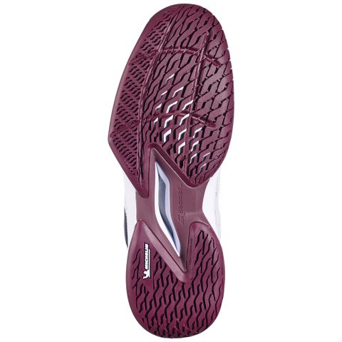 Chaussures Tennis Babolat Jet Tere 2 Homme Blanc/Port Royale