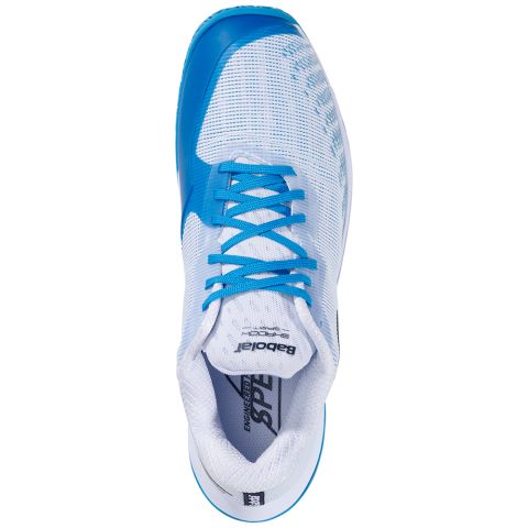 Chaussures Badminton Babolat Shadow Spirit 2 Homme Blanc/Bleu