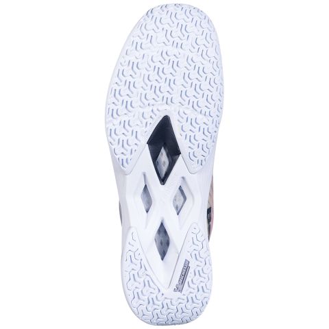 Chaussures Badminton Babolat Shadow Tour 5 Femme Rose/Vert