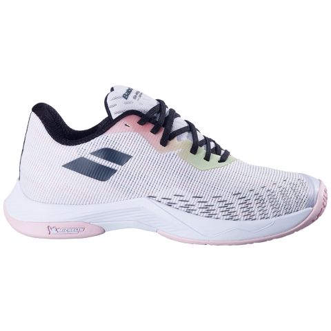 Chaussures Badminton Babolat Shadow Spirit 2 Femme Blanc/Blanc
