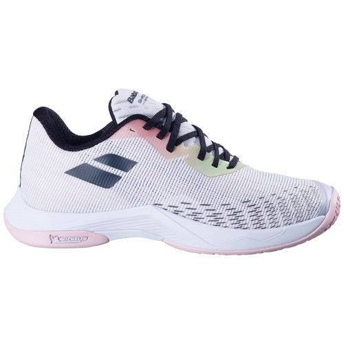 Chaussures Badminton Babolat Shadow Spirit 2 Femme Blanc/Blanc