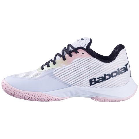 Chaussures Badminton Babolat Shadow Spirit 2 Femme Blanc/Blanc