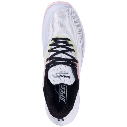 Chaussures Badminton Babolat Shadow Spirit 2 Femme Blanc/Blanc
