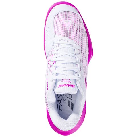 Chaussures Tennis Babolat Jet Tere 2 Femme Blanc/Fandango Pink