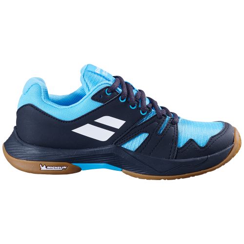 Chaussures Badminton Babolat Shadow Team 2 Junior Noir/Bleu