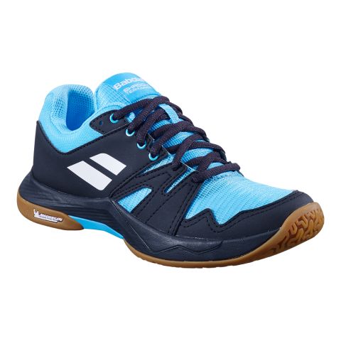 Chaussures Badminton Babolat Shadow Team 2 Junior Noir/Bleu
