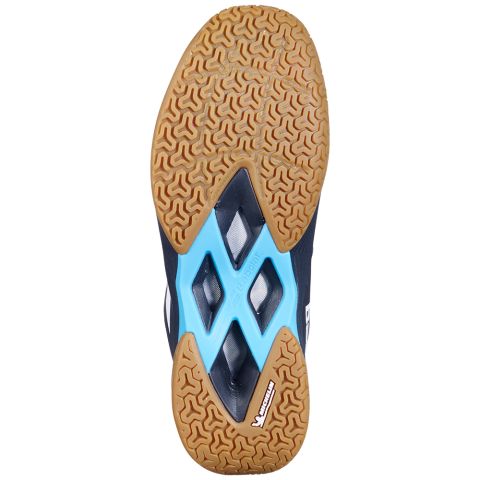 Chaussures Badminton Babolat Shadow Team 2 Junior Noir/Bleu