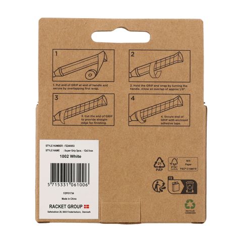 Surgrips Forza Super Grip x3 Blanc