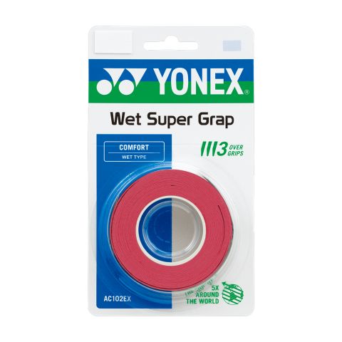 Surgrips Yonex AC102 x3 Rouge