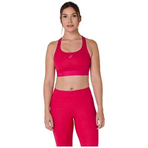 Brassière Asics Game Compression Femme Rose