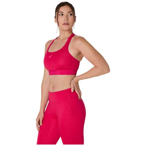 Brassière Asics Game Compression Femme Rose